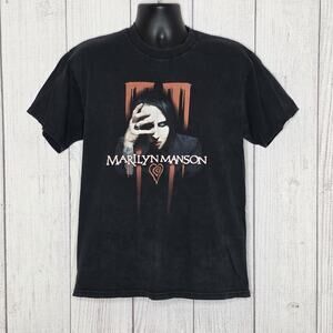 Vintage 2007 Marilyn Manson Eat Me Drink Me Tennessee River Band Tee Large
